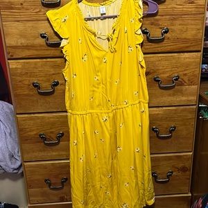 Old Navy Yellow Dress